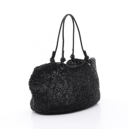 ANTEPRIMA Wire Tote Bag PVC Canvas Black