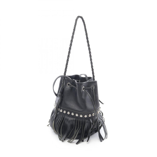 J&M Davidson Leather Fringe Shoulder Bag