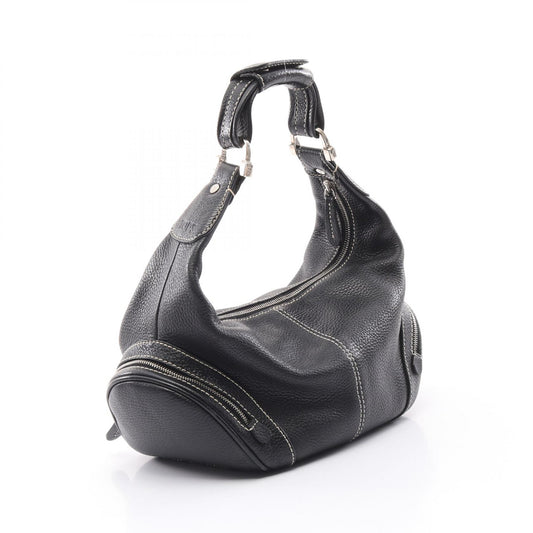 Tod's Leather Gommini Shoulder Bag Black