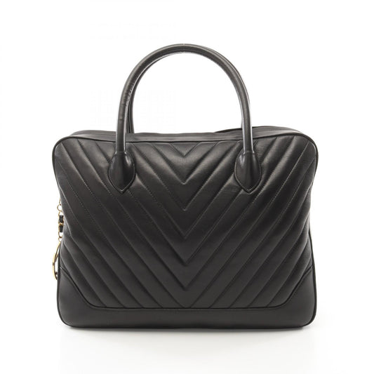 Chanel Chevron V-Stitch Leather Handbag
