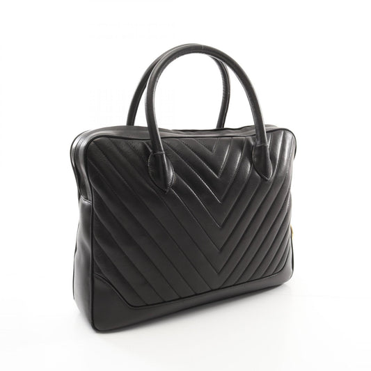 Chanel Chevron V-Stitch Leather Handbag