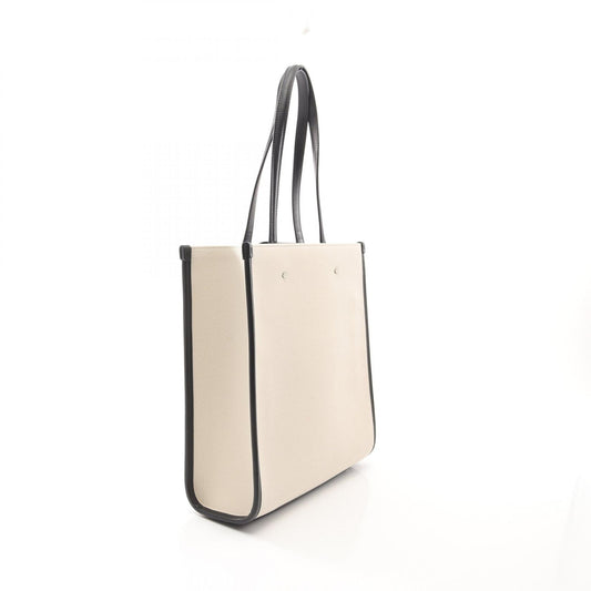 Jimmy Choo Canvas Leather Tote Bag