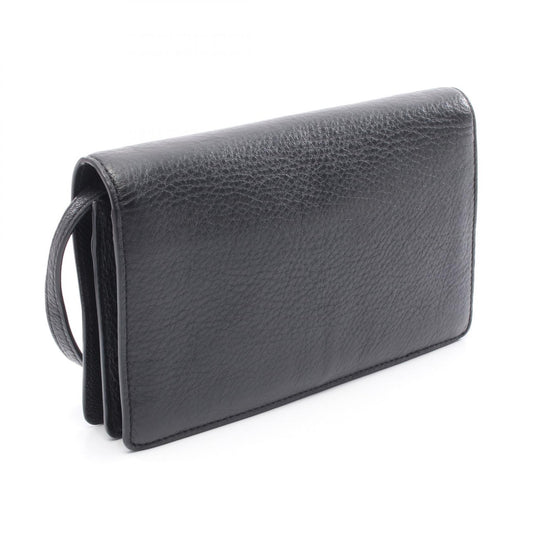 Coach Leather Foldover Clutch Shoulder Bag F54002