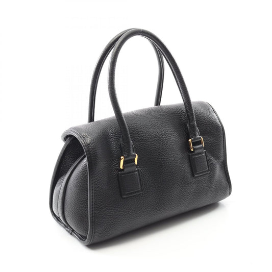 Loewe Alamo 28 Leather Handbag Black
