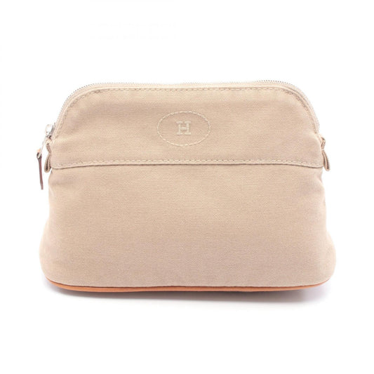 Hermes Bolide Pouch 20 Canvas Beige