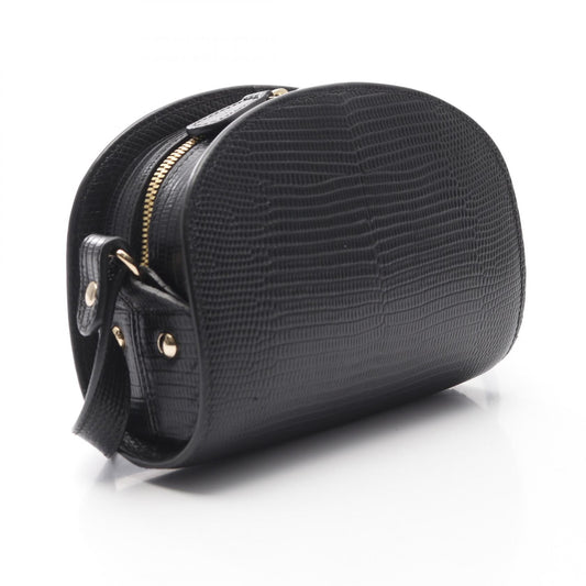 A.P.C. Demi Lune Mini Leather Shoulder Bag
