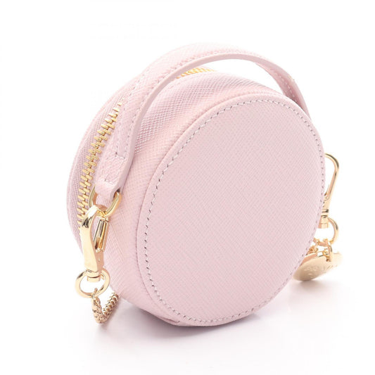 Prada Saffiano Triangle Mini Pouch Shoulder Bag