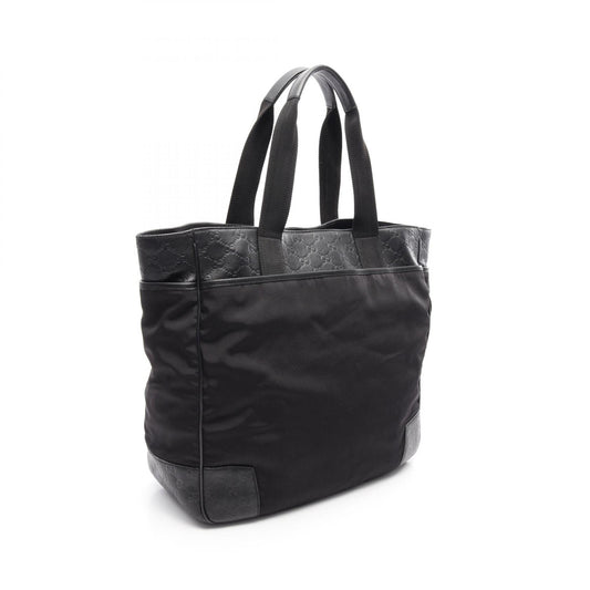 Gucci Nylon Leather Tote Bag 162429