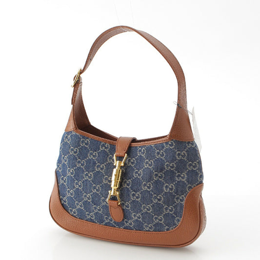 Gucci Jackie 1961 Small GG Denim Leather Bag