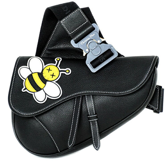 Dior KAWS Saddle Crossbody Bag Leather