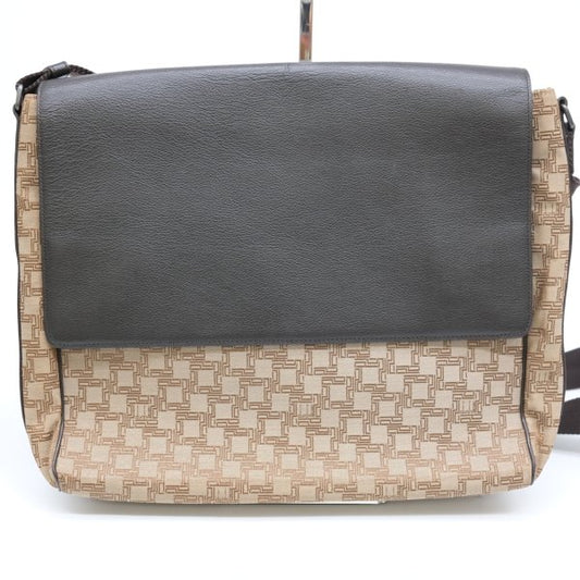 Dunhill D8 Canvas Leather Messenger Bag