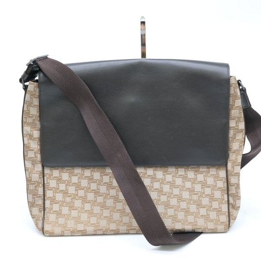 Dunhill D8 Canvas Messenger Bag Beige