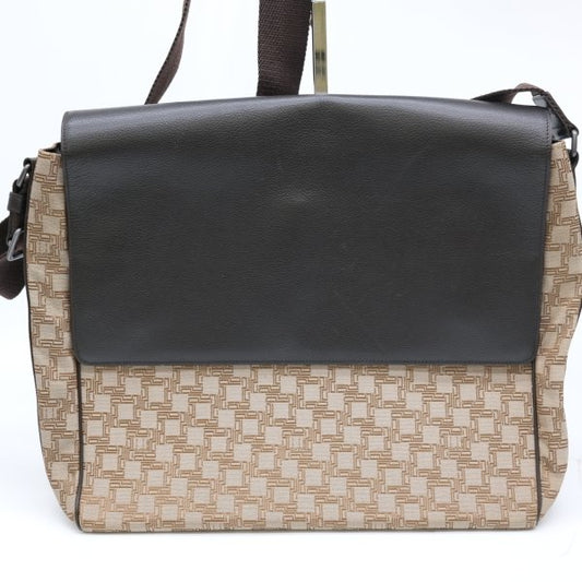 Dunhill D8 Canvas Messenger Bag Beige