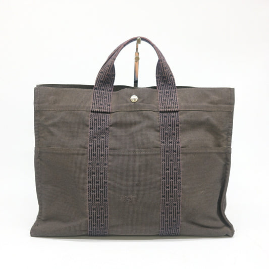 Hermes Nylon Canvas Herline Tote Bag