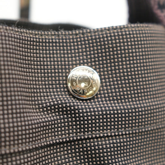 Hermes Nylon Canvas Herline Tote Bag