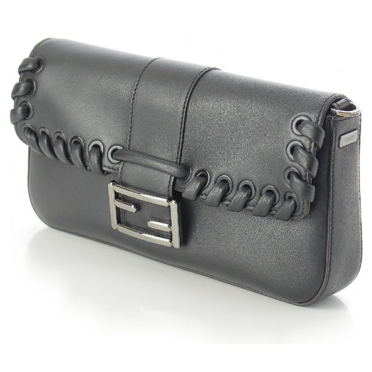 Fendi Leather Mamma Baguette Shoulder Bag