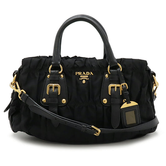 Prada Gathered Nylon Handbag BN1407