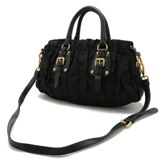 Prada Gathered Nylon Handbag BN1407