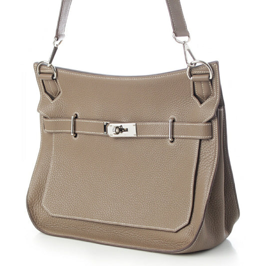 Hermes Jypsiere 34 Clemence Leather Bag