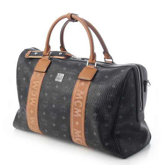 MCM Leather Canvas Ottomar Weekender Bag