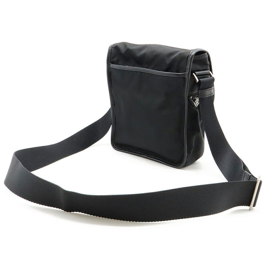 Prada Nylon Leather Shoulder Bag