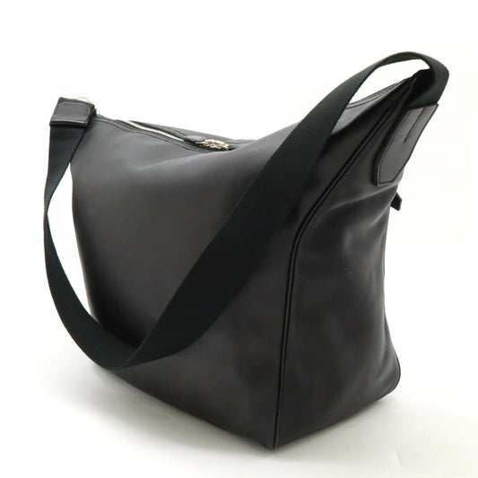 Hermes Cityslide MM Black Leather Shoulder Bag