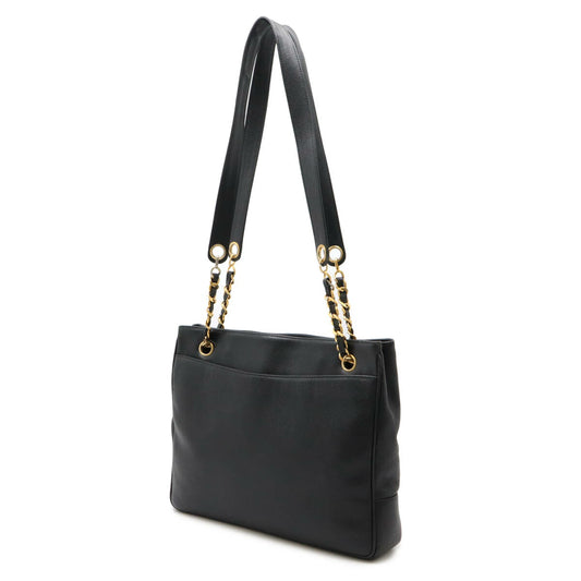 Chanel Caviar Skin Coco Mark Tote Bag