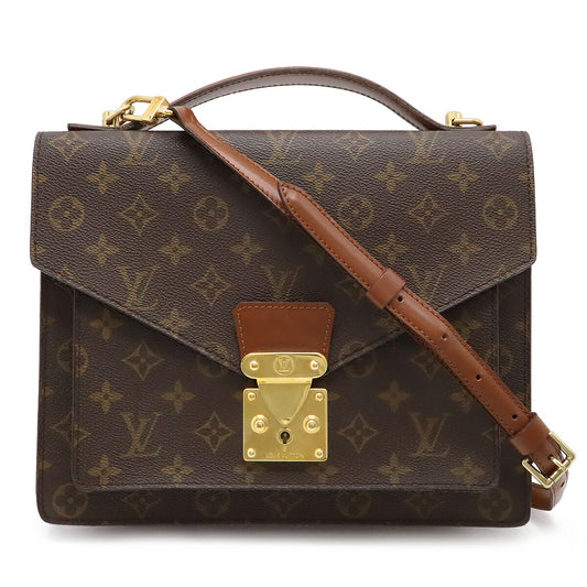 Louis Vuitton Monogram Monceau 28 Handbag M51185
