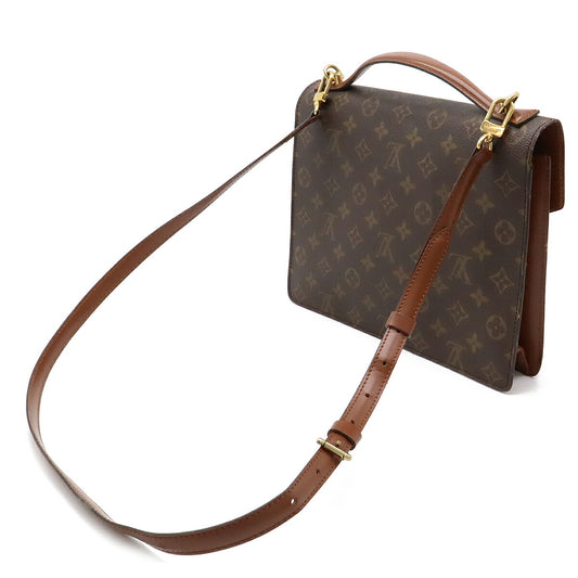 Louis Vuitton Monogram Monceau 28 Handbag M51185