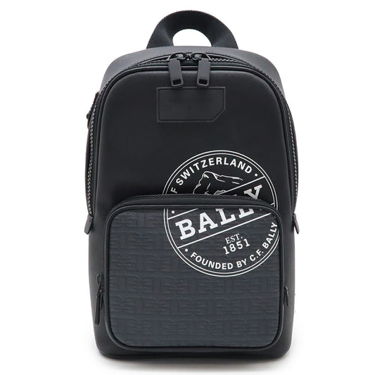 Bally SIHORN Coated Canvas Leather Sling Bag