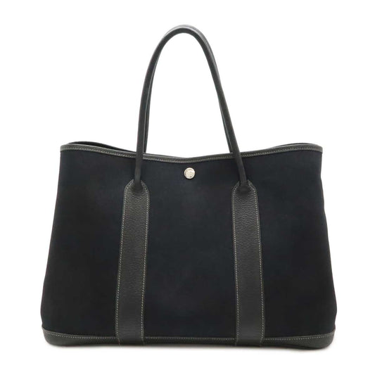 Hermes Garden Party PM Tote Bag Canvas Leather