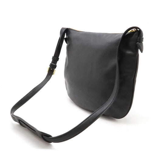 Loewe Leather Heritage Logo Shoulder Bag