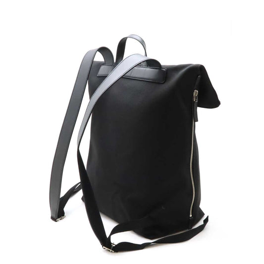 Gucci Nylon Canvas Leather Backpack