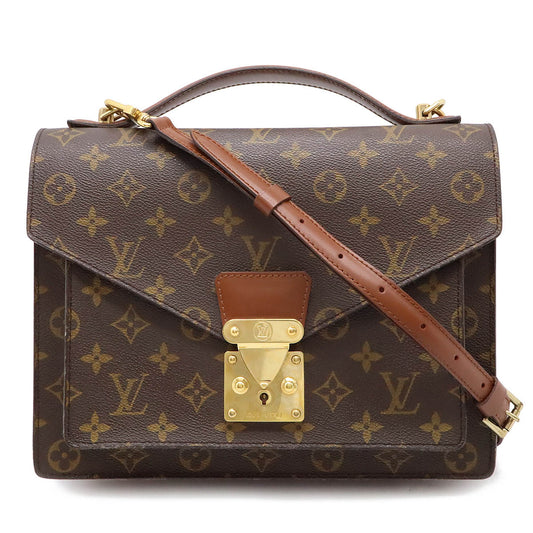 Louis Vuitton Monogram Monceau 28 Handbag M51185