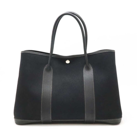Hermes Garden Party PM Tote Bag Canvas Leather