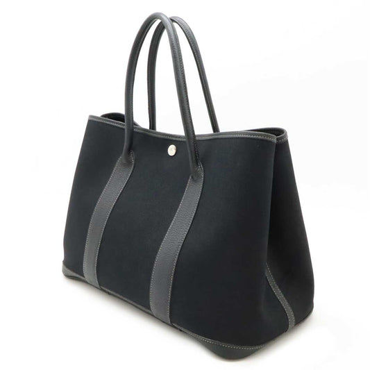 Hermes Garden Party PM Tote Bag Canvas Leather