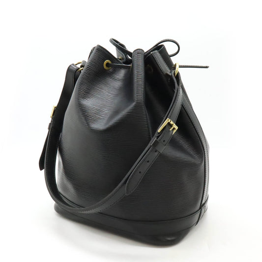 Louis Vuitton Epi Noe Shoulder Bag Black