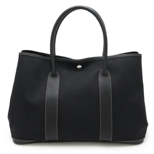 Hermes Garden Party PM Tote Bag Canvas Leather