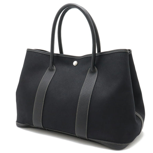 Hermes Garden Party PM Tote Bag Canvas Leather