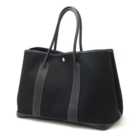 Hermes Garden Party PM Tote Bag Canvas Leather