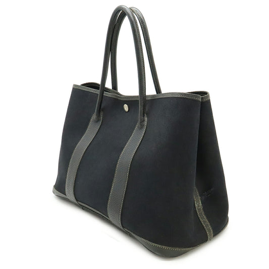 Hermes Garden Party PM Tote Bag Canvas Leather
