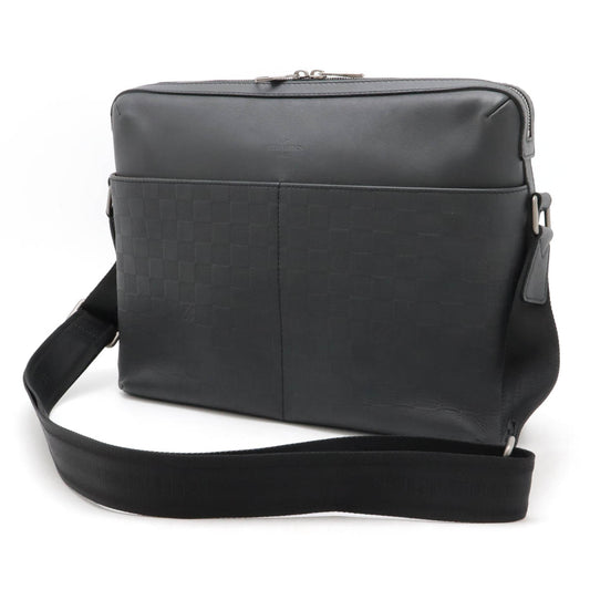 Louis Vuitton Damier Infini Calypso MM Messenger Bag Black