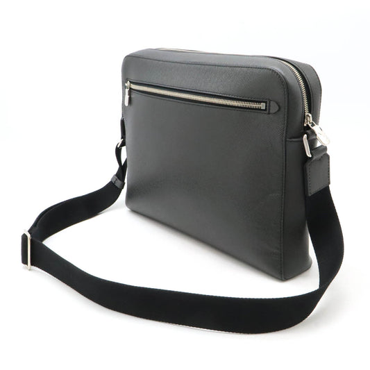 Louis Vuitton Taiga Anton Messenger Bag Black M33429
