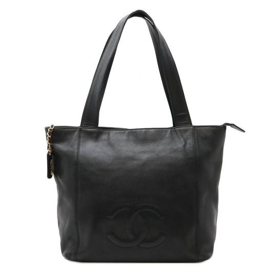 Chanel Caviar Skin Coco Mark Tote Bag