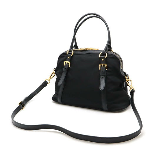 Prada Nylon Leather 2WAY Handbag 1BB013
