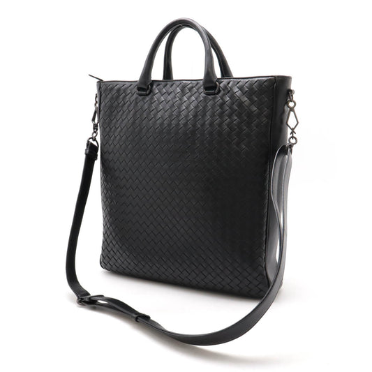 Bottega Veneta Leather Intrecciato Tote Bag