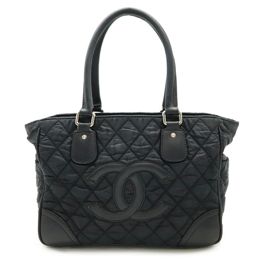 Chanel Matelasse Coco Mark Tote Bag Nylon/Leather