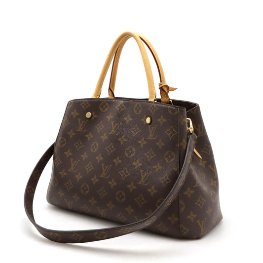 Louis Vuitton Monogram Montaigne MM Handbag M41056