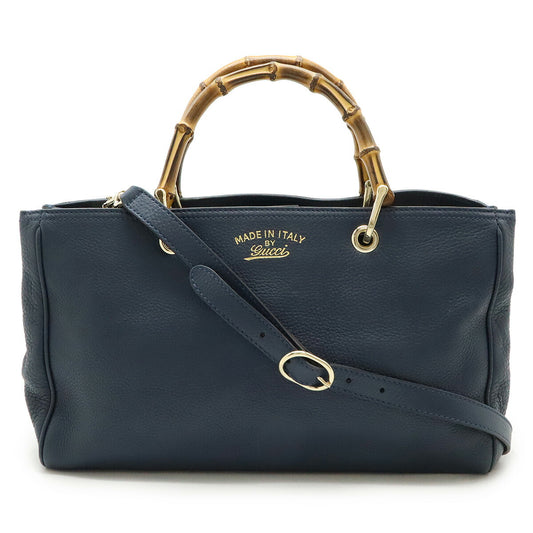 Gucci Bamboo Shopper Medium Leather Tote Bag