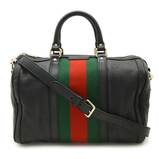 Gucci Leather Handbag Mini Boston 2WAY